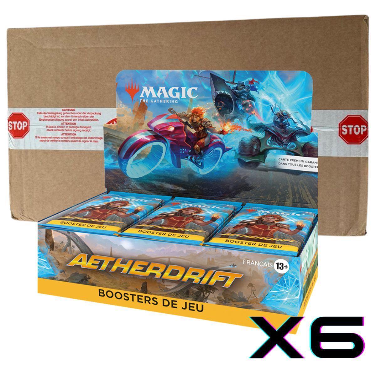 Aetherdrift DFT - Case de 6 Boites de Boosters de Jeu - Magic the Gathering