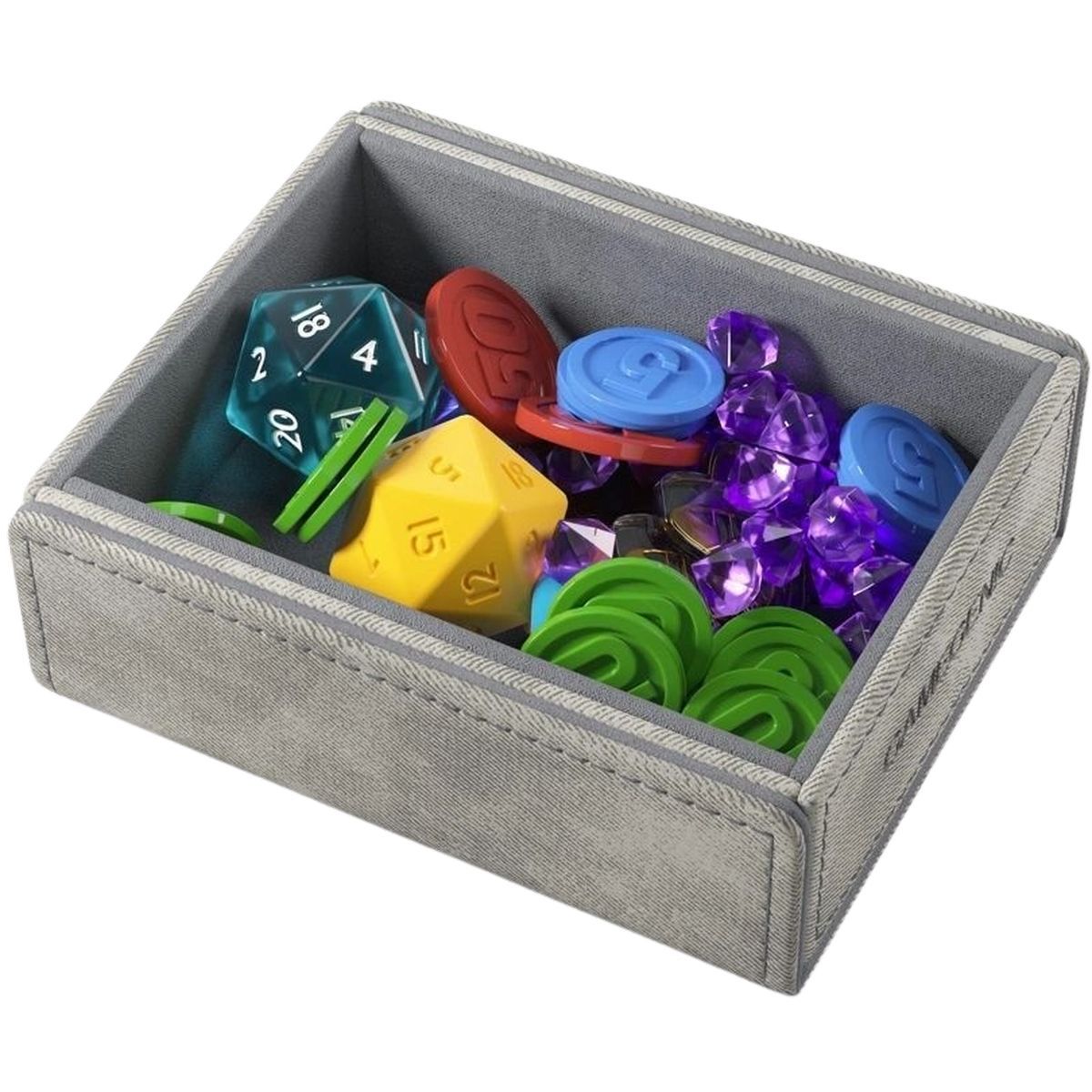 Boite de Rangement - Gamegenic - Token Keep Grey / Gris