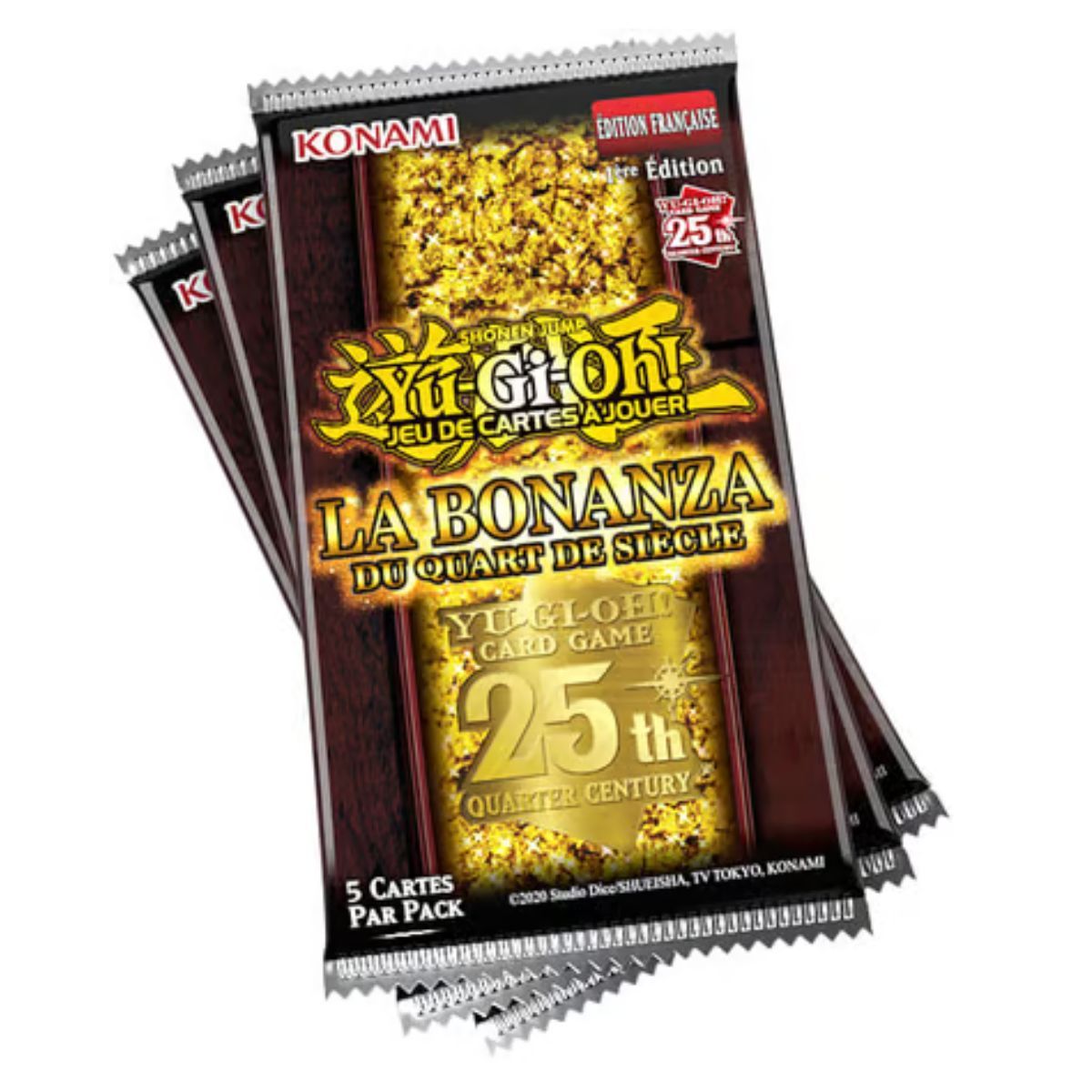 Bonanza du Quart de Siècle - FR - Pack de 3 Boosters - RA03 - 1st Print - Yu-Gi-Oh! - Quarter Century Bonanza