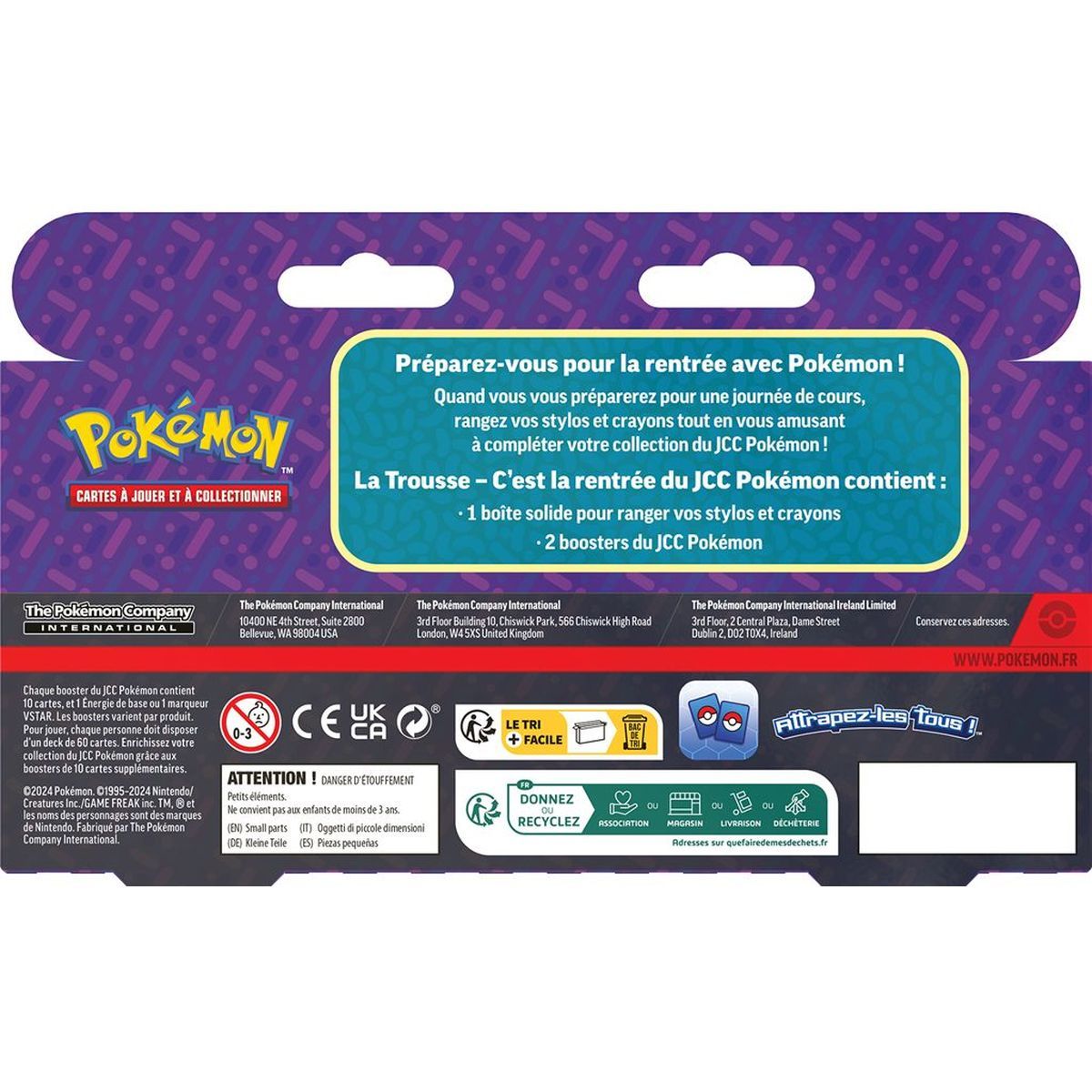 Coffret - Plumier Rentrée des Classes Dracaufeu - FR - Pokémon