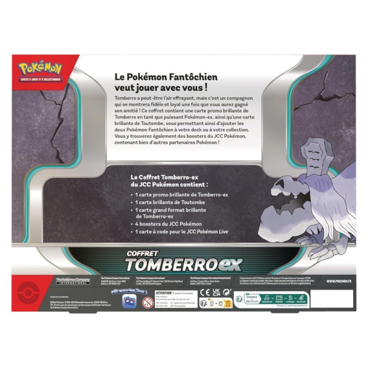 Coffret - TOMBERRO-EX - FR - Pokémon