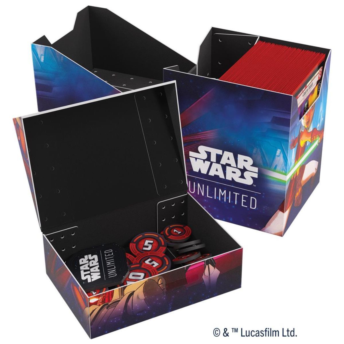 Deck Box - Gamegenic - Star Wars Unlimited - Soft Crate : Ahsoka/Grievous