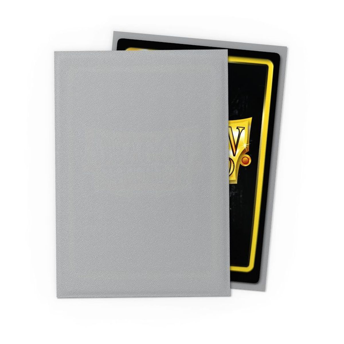 Dragon Shield - 60 Protège cartes - Sleeves - Mini : Argent Matte