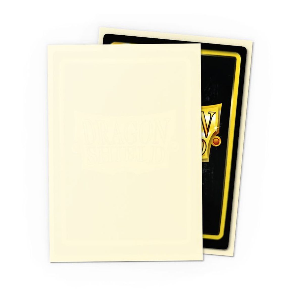 Dragon Shield - 60 Protège cartes - Sleeves - Mini : Ivoire Matte