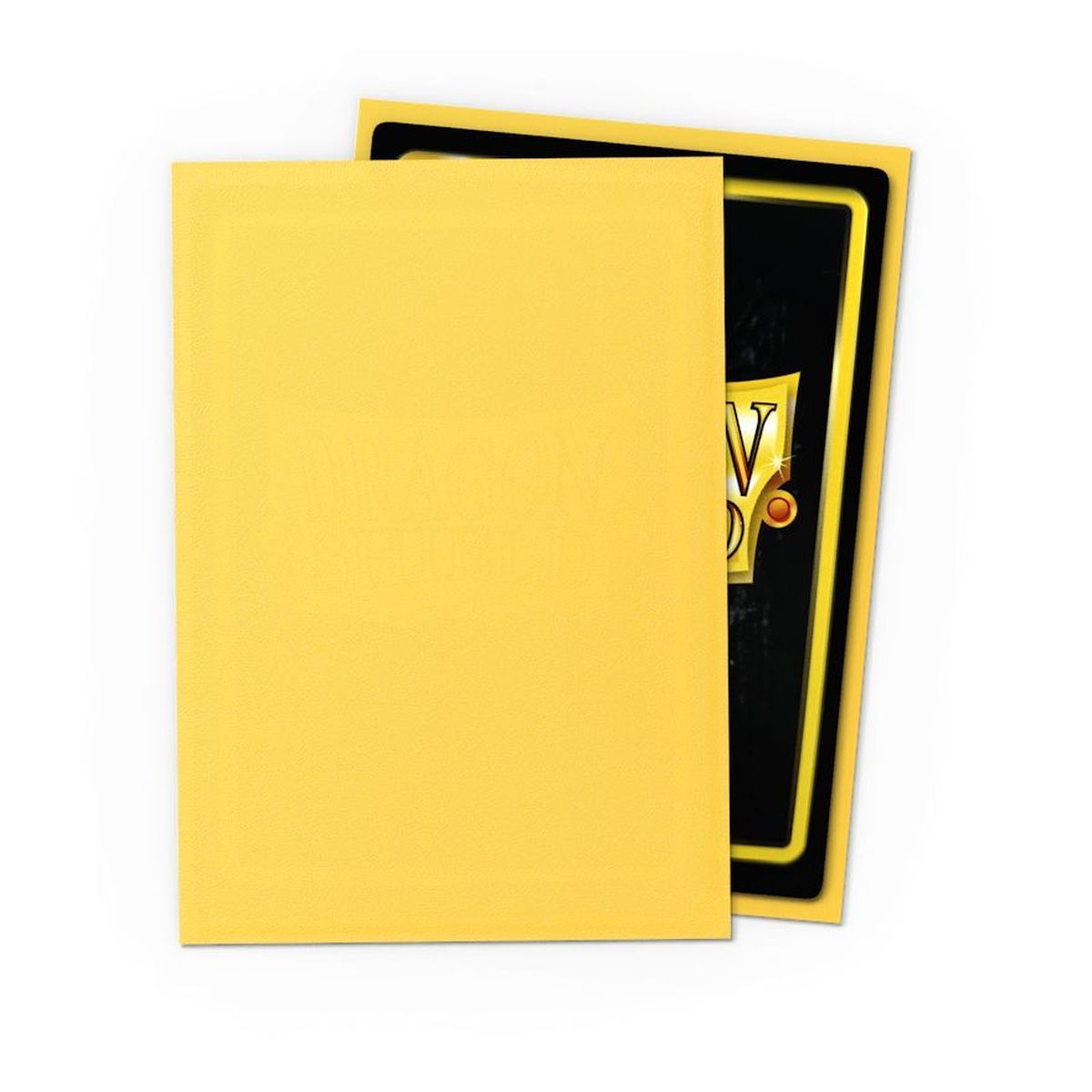 Dragon Shield - 60 Protège cartes - Sleeves - Mini : Jaune Matte