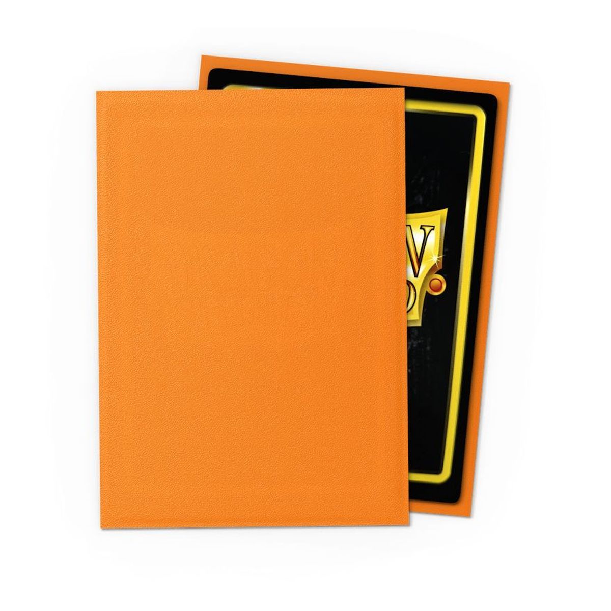 Dragon Shield - 60 Protège cartes - Sleeves - Mini : Orange Matte