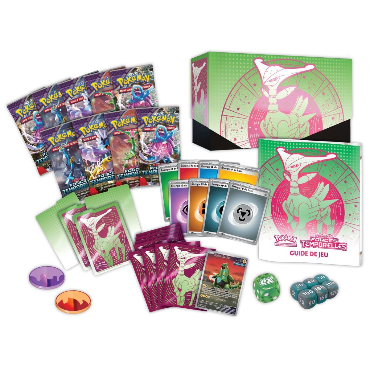 ETB Viridium - Coffret Dresseur d'Elite - FR - Forces Temporelles [SV5][EV05] - Vert de Fer - Pokémon