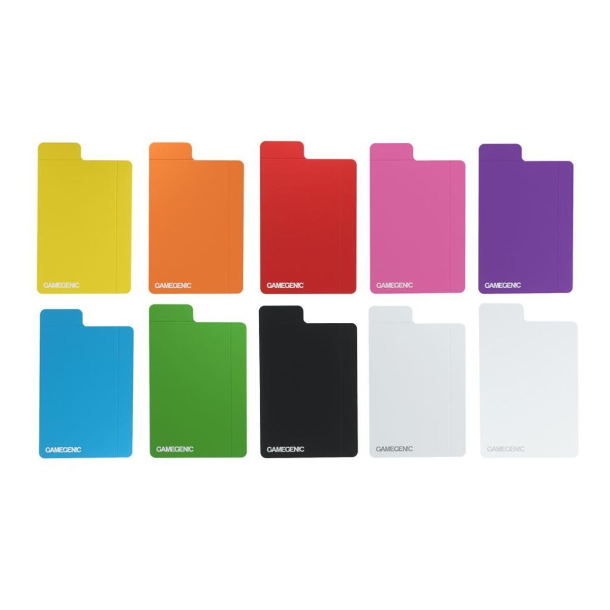 Gamegenic - 10 séparateurs multicolores - FLEX CARD DIVIDERS