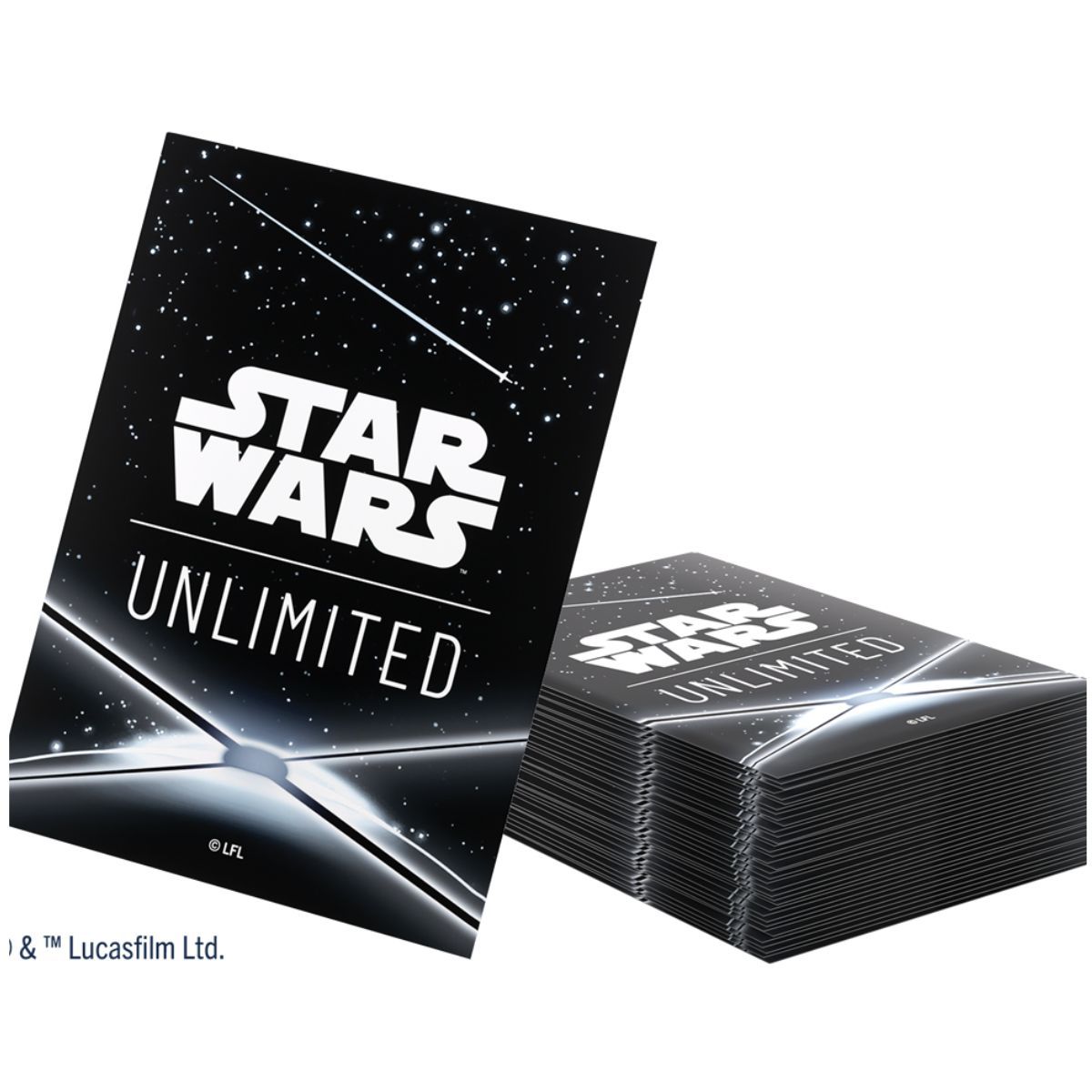 Gamegenic - Protège Cartes - Sleeves - Star Wars Unlimited - Card Back Black