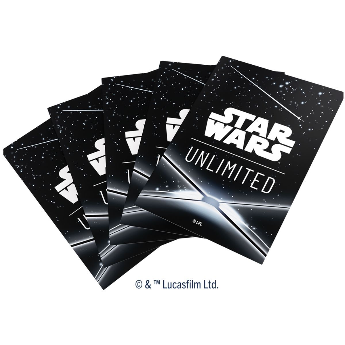 Gamegenic - Protège Cartes - Sleeves - Star Wars Unlimited - Card Back Black