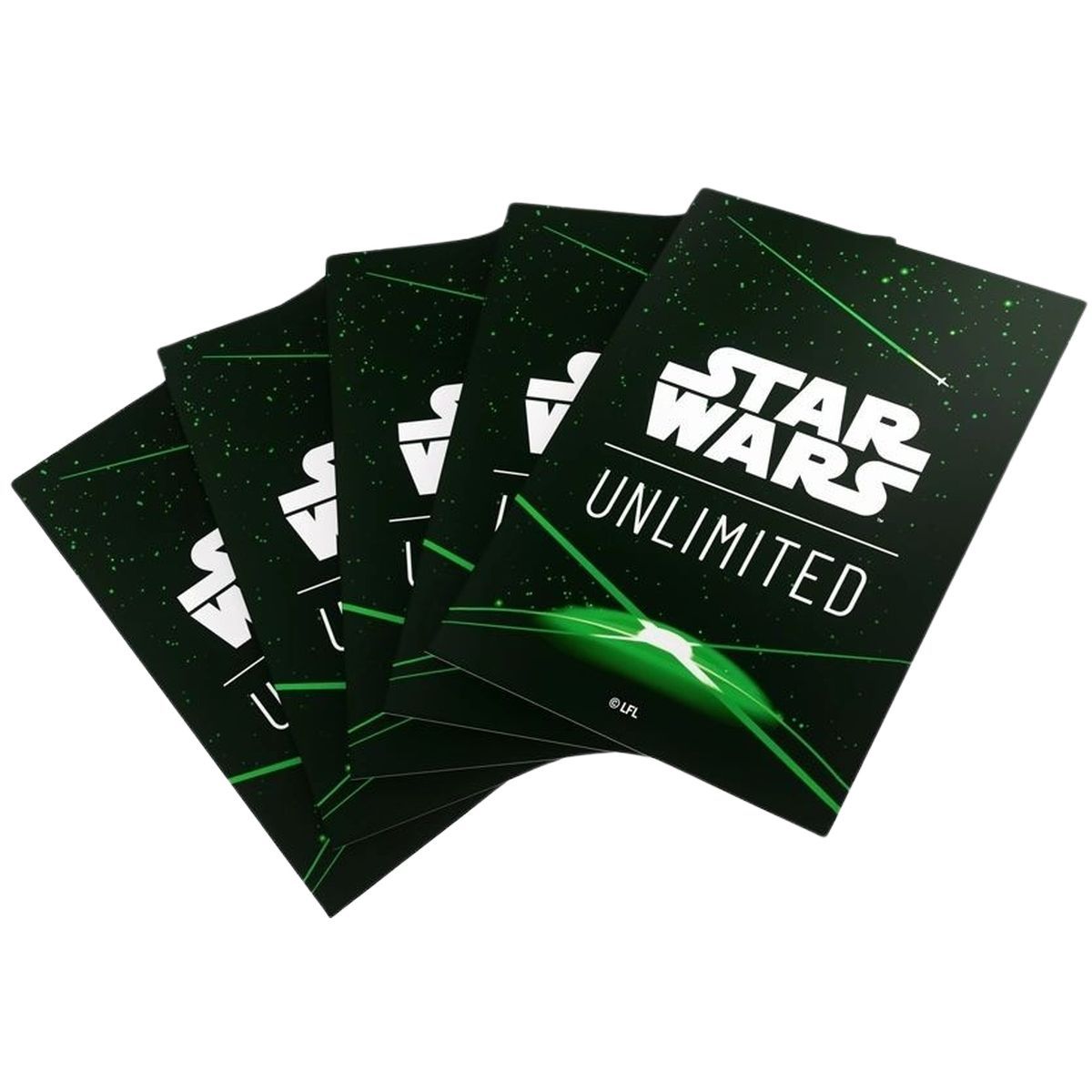 Gamegenic - Protège Cartes - Sleeves - Star Wars Unlimited - Card Back Green