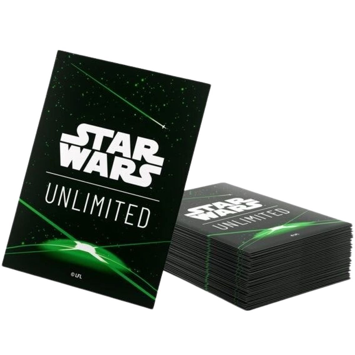 Gamegenic - Protège Cartes - Sleeves - Star Wars Unlimited - Card Back Green