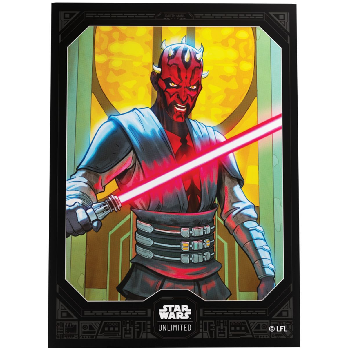 Gamegenic - Protège Cartes - Sleeves - Star Wars Unlimited - Darth Maul