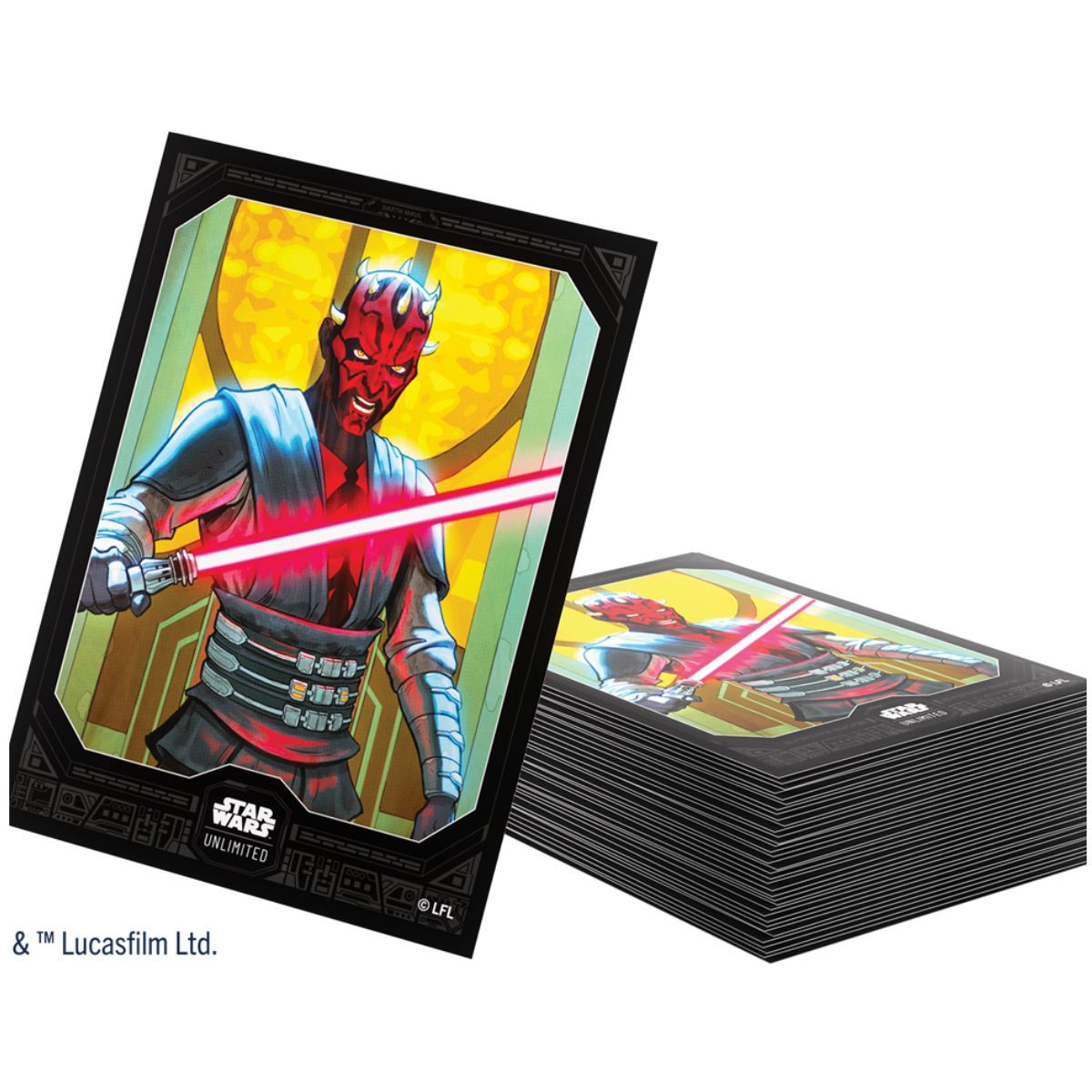 Gamegenic - Protège Cartes - Sleeves - Star Wars Unlimited - Darth Maul