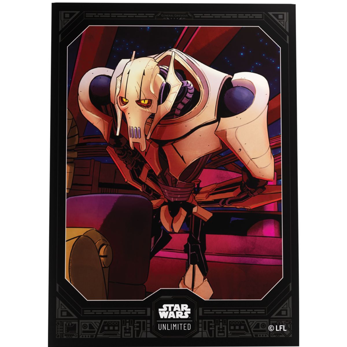 Gamegenic - Protège Cartes - Sleeves - Star Wars Unlimited - General Grievous