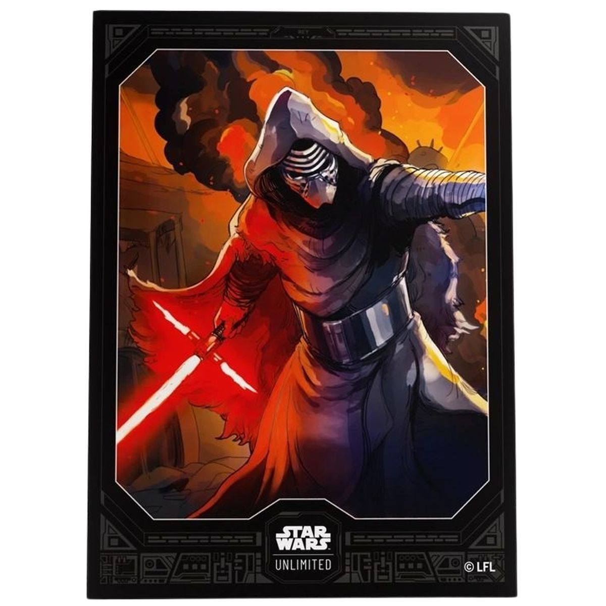 Gamegenic - Protège Cartes - Sleeves - Star Wars Unlimited - Kylo Ren