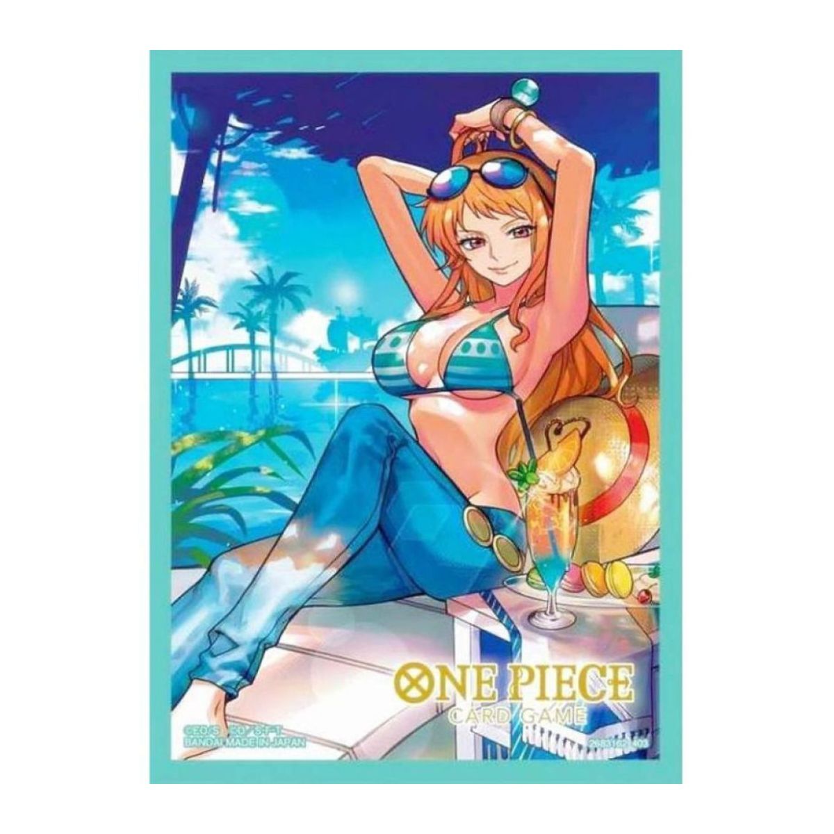 Item Sleeves One Piece - Nami - Lot de 70 Proteges Cartes Standard