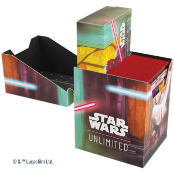 Deck Box - Gamegenic - Star Wars Unlimited - Soft Crate : Obi-Wan/Darth Maul