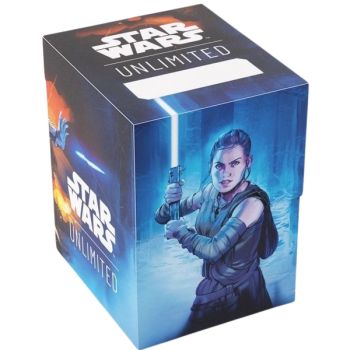 photo Deck Box - Gamegenic - Star Wars Unlimited - Soft Crate : Rey/Kylo Ren