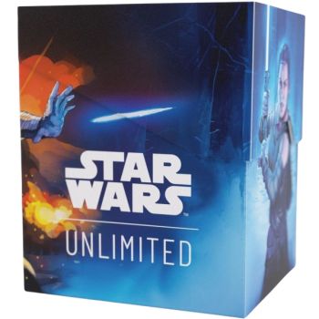 Deck Box - Gamegenic - Star Wars Unlimited - Soft Crate : Rey/Kylo Ren