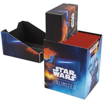 Deck Box - Gamegenic - Star Wars Unlimited - Soft Crate : Rey/Kylo Ren