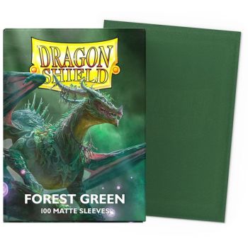 Dragon Shield - 100 Protège cartes - Sleeves - Standard Matte - Forest Green