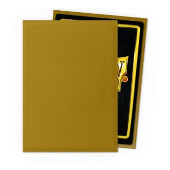 Dragon Shield - 100 Protège cartes - Sleeves - Standard Matte - Or