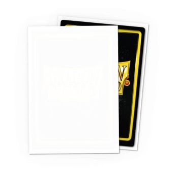 Dragon Shield - 60 Protège cartes - Sleeves - Mini : Blanc Matte