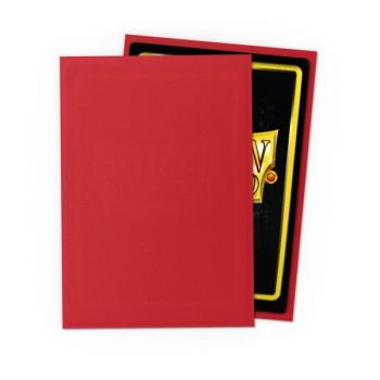 Dragon Shield - 60 Protège cartes - Sleeves - Mini : Crimson Matte