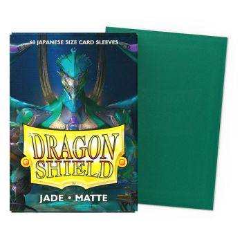 Dragon Shield - 60 Protège cartes - Sleeves - Mini : Jade Matte