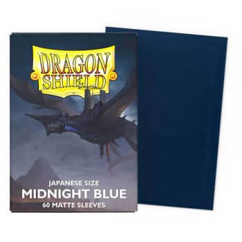 Dragon Shield - 60 Protège cartes - Sleeves - Mini Matte - Midnight Blue