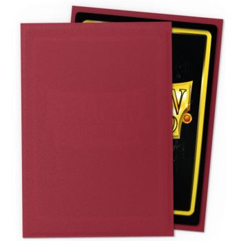 Dragon Shield - 60 Protège cartes - Sleeves - Mini Matte - Rouge Sang