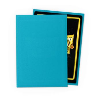 Dragon Shield - 60 Protège cartes - Sleeves - Mini Matte - Turquoise