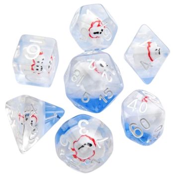 Gamegenic - Embraced Series -Polar Bear- Set de 7 Dés JDR