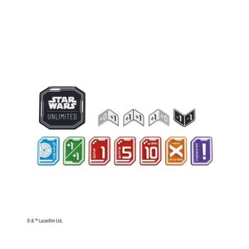 Gamegenic - Jetons Acrylique - Star Wars Unlimited - 55 pieces