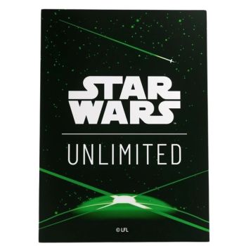 Gamegenic - Protège Cartes - Sleeves - Star Wars Unlimited - Card Back Green