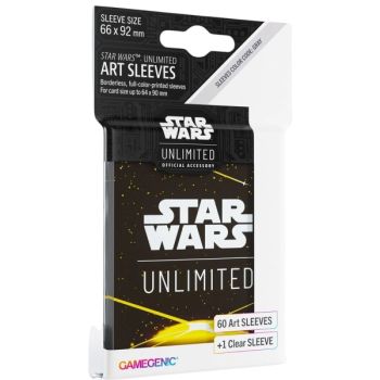 Gamegenic - Protège Cartes - Sleeves - Star Wars Unlimited - Card Back Yellow