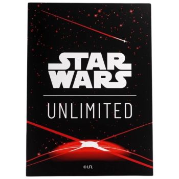 Gamegenic - Protège Cartes - Sleeves - Star Wars Unlimited - Space Red