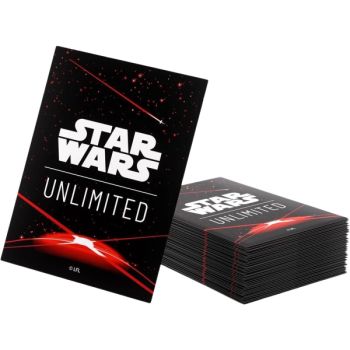 Gamegenic - Protège Cartes - Sleeves - Star Wars Unlimited - Space Red