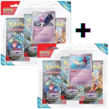 photo Lot de Tripack Forgelina et Latias - Couronne Stellaire - FR - [SV7][EV07] - Pokémon