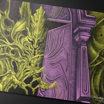 Tapis de Jeu - MTG Duskmourn : Valgavoth, Terror Eater - Ultra Pro - Playmat